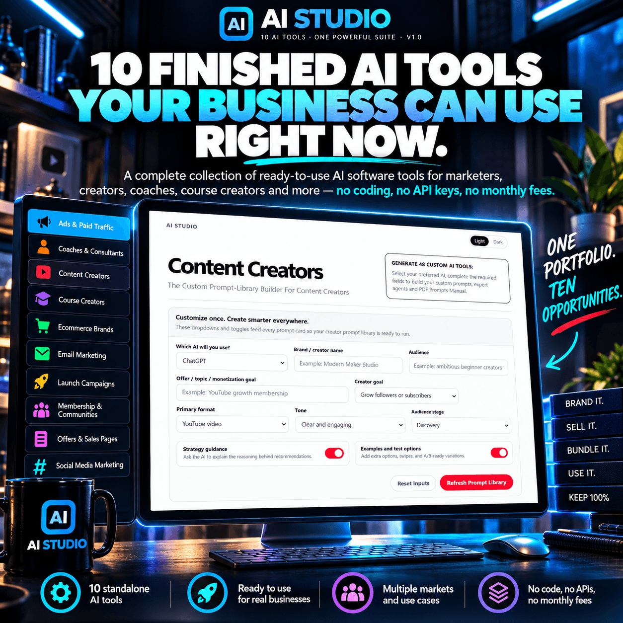 AI Studios - White Label Tools Collection