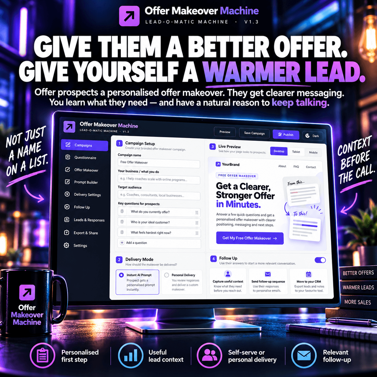 Offer Makeover Machine - White Label Software