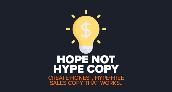 HOPE NOT HYPE COPY PLR